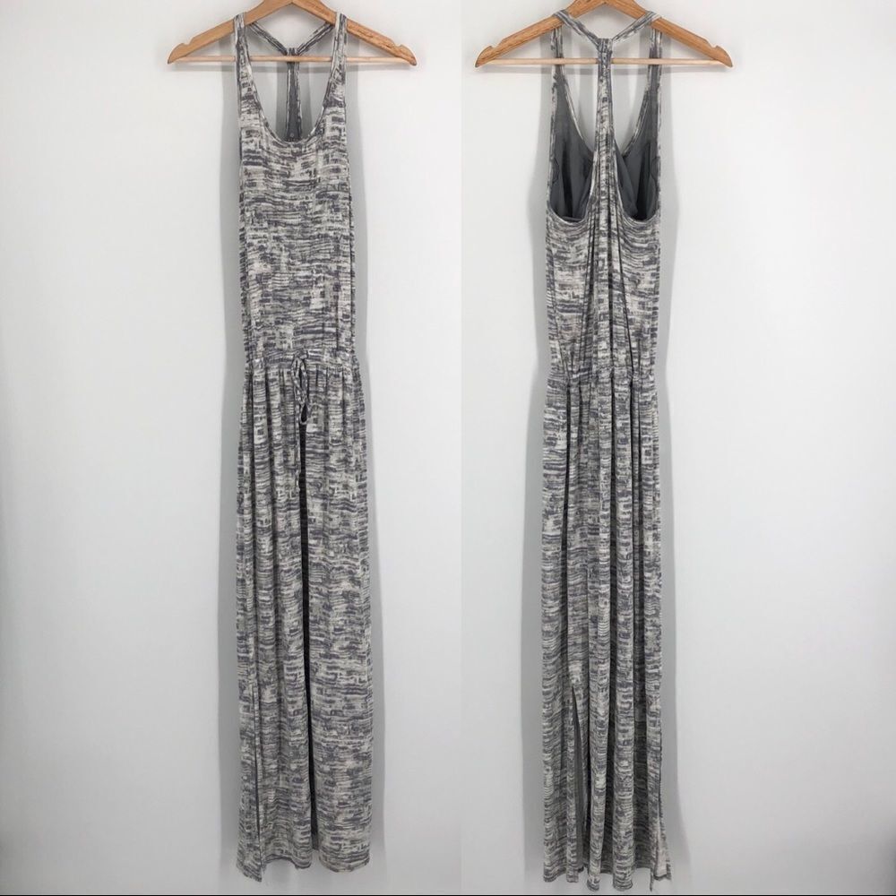 ‎ATHLETA Cressida Maxi Dress Gray Printed